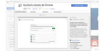 Miniatura Chrome Remote Desktop