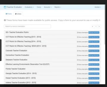 Miniatura Teacher Evaluator