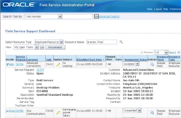 Miniatura Oracle Field Service