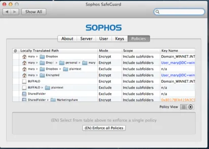 Miniatura Sophos SafeGuard Encryption