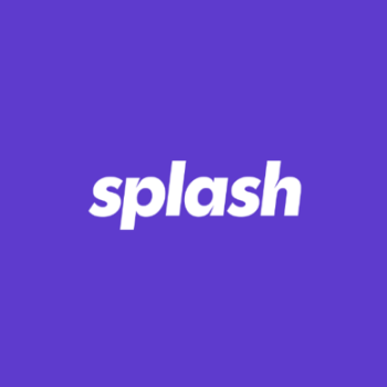 Splash Gestión de Eventos logotipo